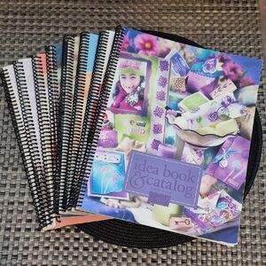 STAMPIN' UP! Spiral-Bound Catalog/Idea Books 2003-2009, 8 In Total